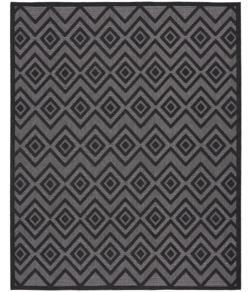 Nourison Versatile Area Rug NRV01 Charcoal/Black