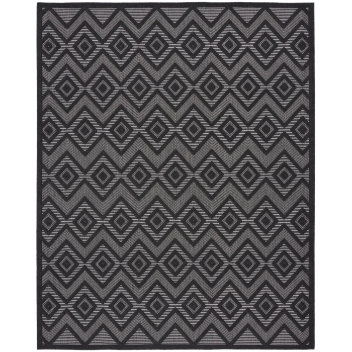 Nourison Versatile Area Rug NRV01 Charcoal/Black
