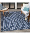 Nourison Twist Reversible Navy TWS01 4 ft. X 6 ft. Rect. Rug