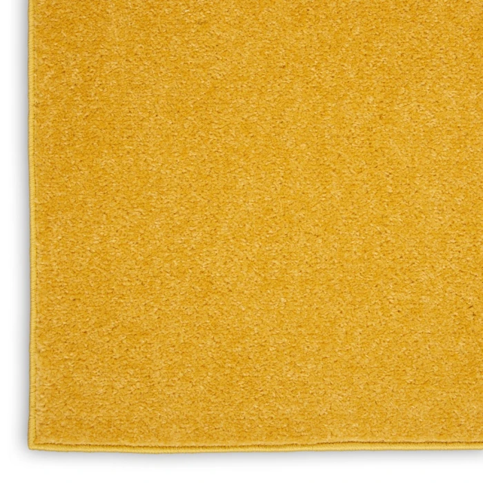 Nourison Essentials Yellow Area Rug NRE01-Yellow