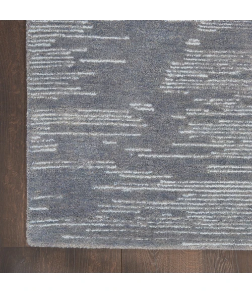 Michael Amini Ma30 Star Area Rug SMR02 Blue 4' x 6'