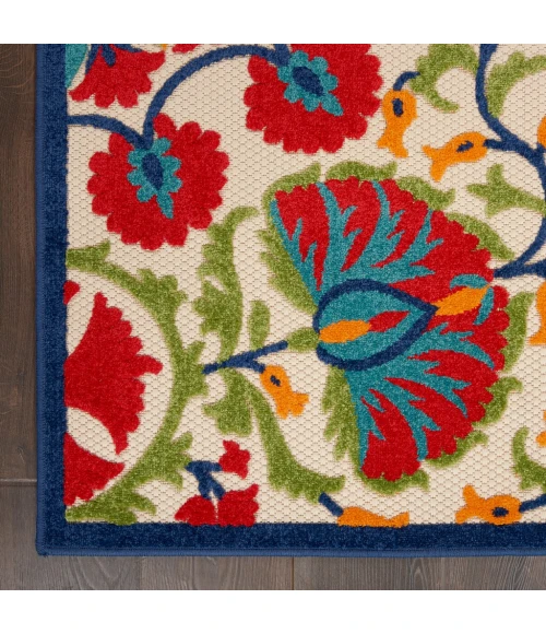 Nourison Aloha Runner Area Rug ALH20-Red/Multi