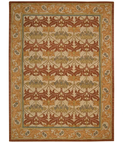 Nourison Home India House Red IH86 8ft. x 10ft.6in. Rect. Rug