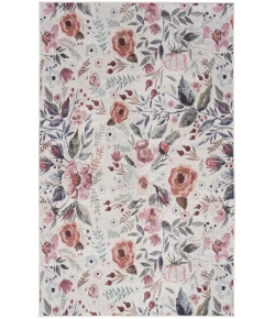 Nourison Home Nourison Washables NWB01 Ivory Pink 4 ft. X 6 ft. Area Rug