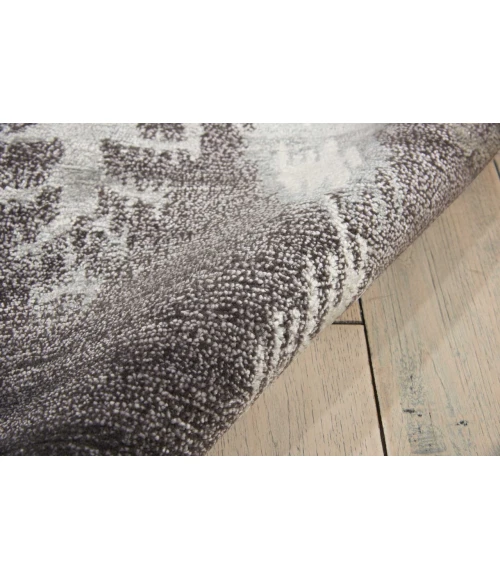 Nourison Home Silk Shadows Grey SHA09 3ft.9in. x 5ft.9in. Rect. Rug