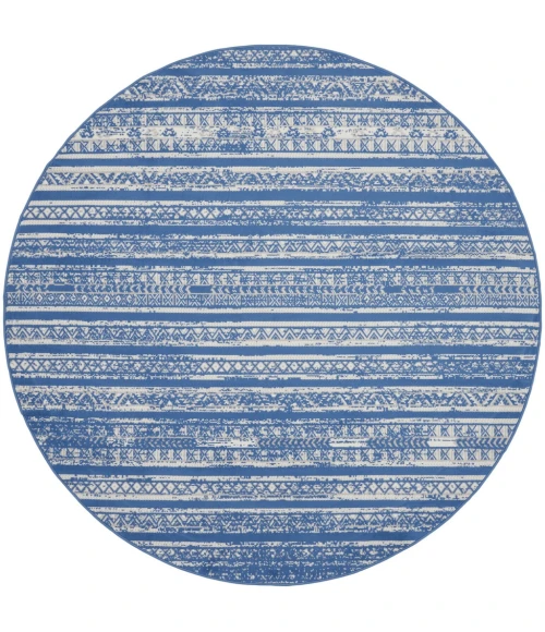 Nourison Whimsicle Area Rug WHS16-Light Blue Ivory