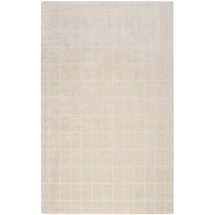 Nourison Serenity Home Ivory Cream SRH05 9 ft. X 12 ft. Rectangle Rug