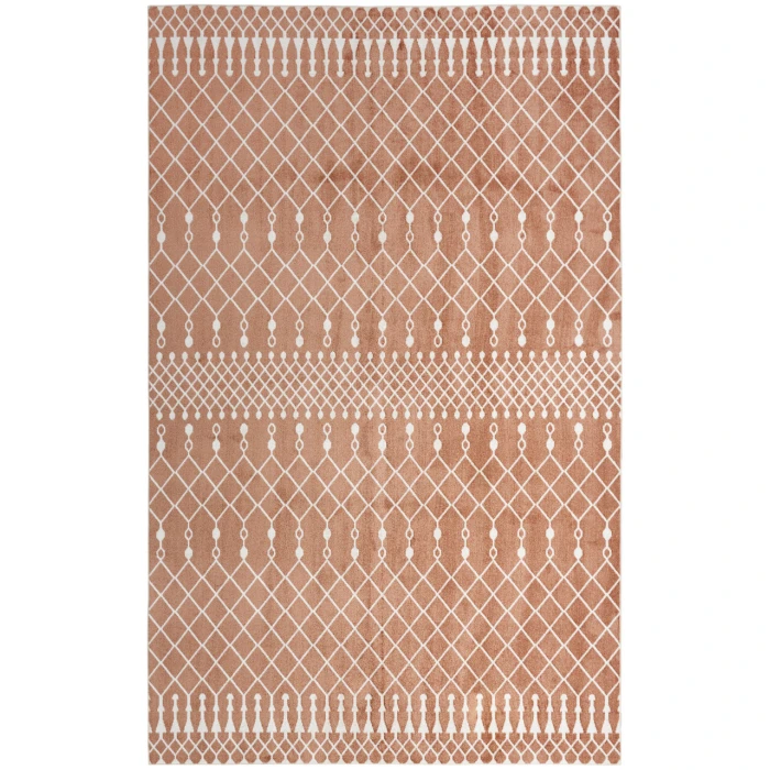 Nourison Astra Machine Washable Copper ASW10 7 ft. 10 in. X 10 ft. Rectangle Rug