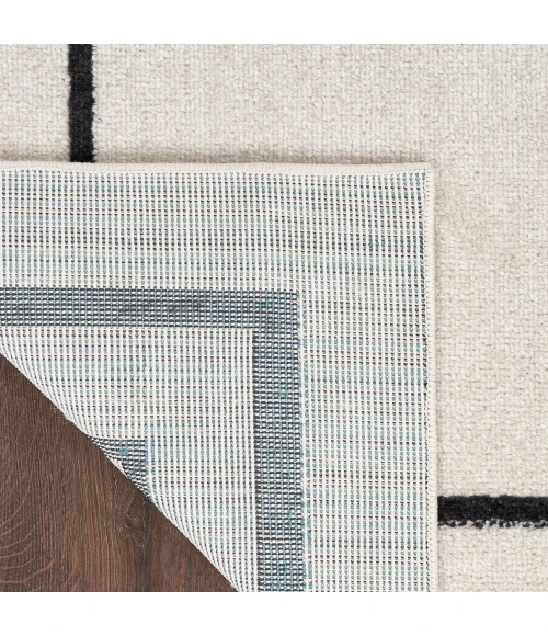 Nourison Nourison Essentials Area Rug NRE02 Ivory/Black