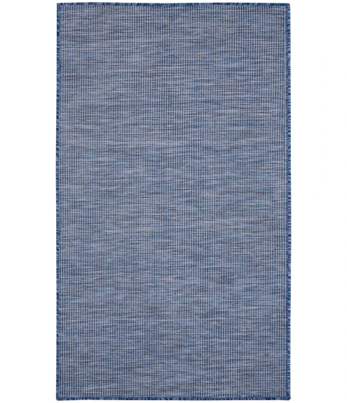 Nourison Positano Area Rug POS01 Navy Blue 3' x 5'