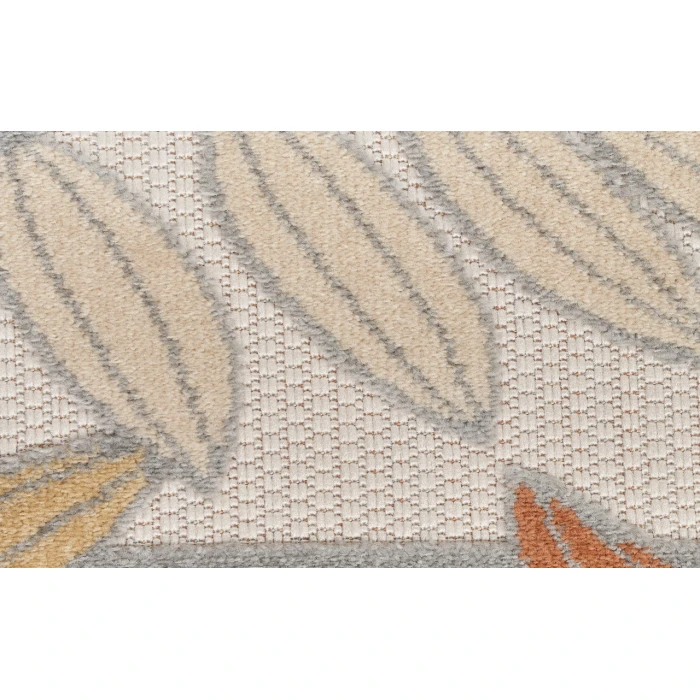 Nourison Aloha Blue Mocha ALH18 7’10” Round Rug