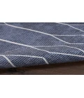 Nicole Curtis Machine Washable Series 1 Navy SR107 2 ft. 2 in. X 10 ft. Rectangle Rug