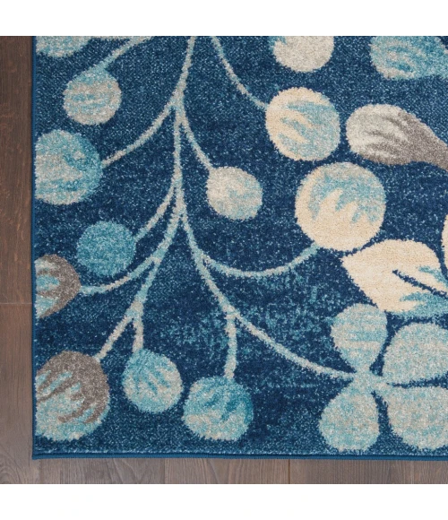 Nourison Tranquil Area Rug TRA03-Navy