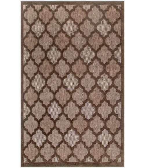 Nourison Easy Care Brown NES01 9 ft. X 12 ft. Rectangle Rug