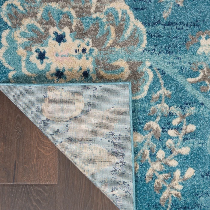Nourison Tranquil Area Rug TRA02-Turquoise