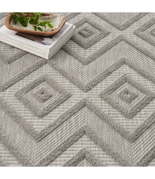 Nourison Versatile Area Rug NRV01 Silver Grey