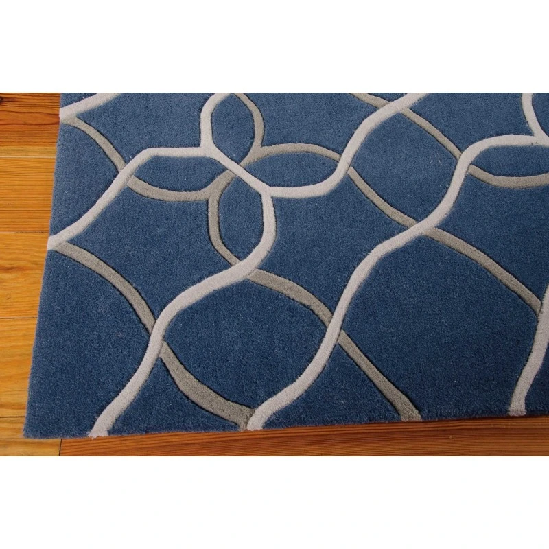 Nourison Contour Area Rug CON41-Denim