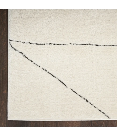 Nourison Modern Comfort Ivory Black MNC02 8 ft. X 10 ft. Rect. Rug