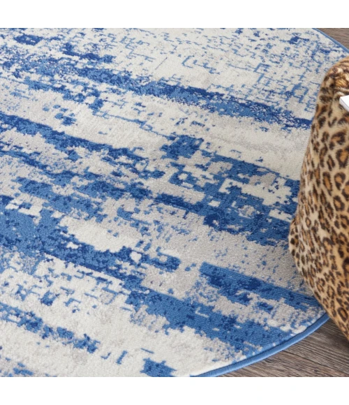 Nourison Whimsicle Area Rug WHS06-Ivory Navy