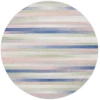 Nourison Home Whimsicle WHS12 Ivory Multicolor 5 ft. Round Area Rug