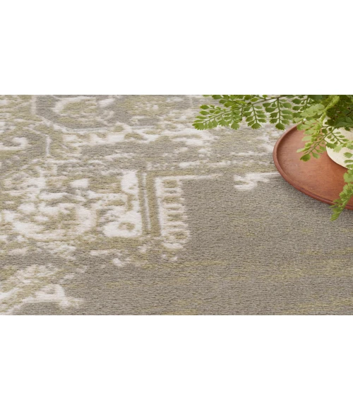Nourison Grafix Olive GRF14 7 ft. 10 in. X 9 ft. 10 in. Rectangle Rug