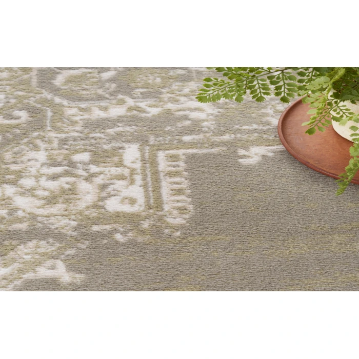 Nourison Grafix Olive GRF14 7 ft. 10 in. X 9 ft. 10 in. Rectangle Rug