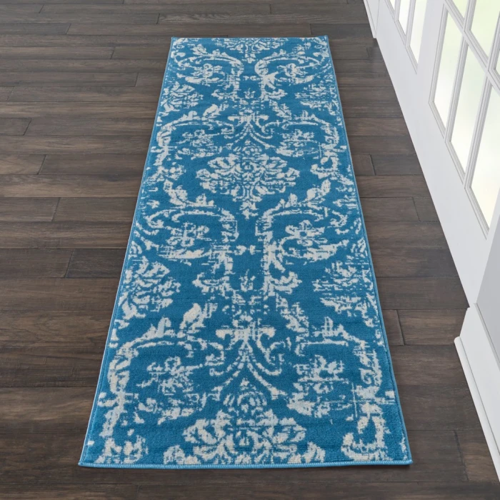 Nourison Jubilant Runner Area Rug JUB09-Blue