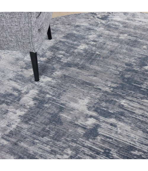 Nourison Rustic Textures Area Rug RUS05 Grey 7'10" Round