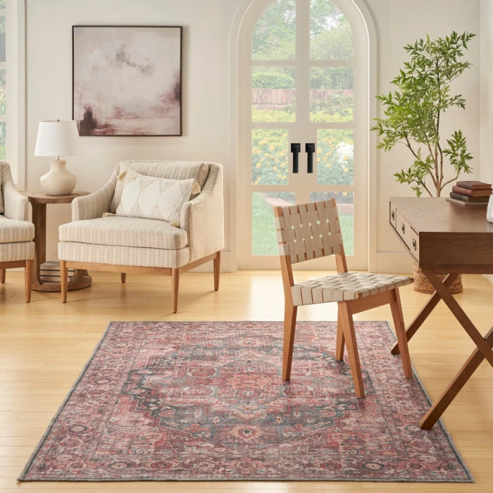 Nicole Curtis Machine Washable Series 1 Area Rug SR101 Multicolor