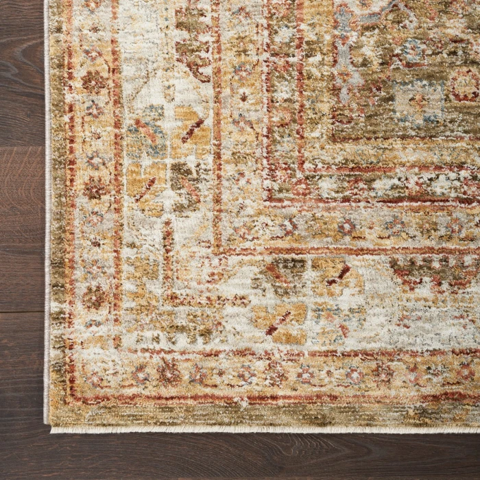 Nourison Sahar Green SHR01 9 ft. X 13 ft. Rect. Rug