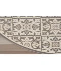 Nourison Aloha Ivory Grey ALH34 7’10” Round Rug