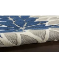 Nourison Aloha Ivory Navy ALH05 9 ft. X 12 ft. Rectangle Rug