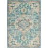 Nourison Home Passion PSN25 Ivory Light Blue 3 ft. 9 in. X 5 ft. 9 in. Area Rug