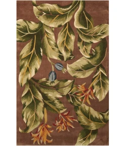 Nourison Home Tropics TS02 Khaki 5 ft. 3 in. X 8 ft. 3 in. Area Rug