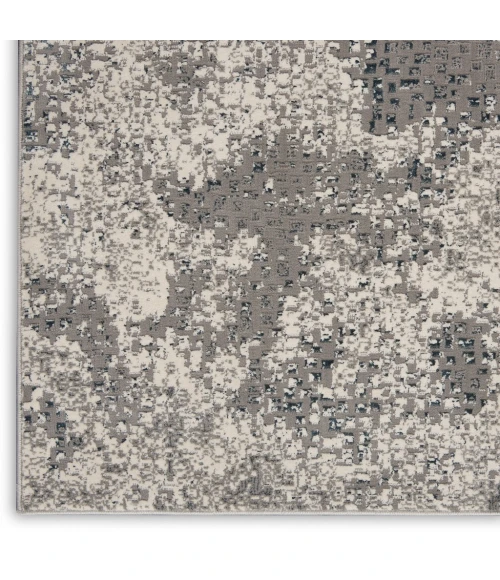 Michael Amini MA90 Uptown Area Rug UPT02-Ivory/Grey