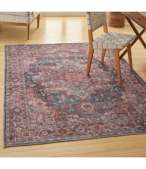 Nicole Curtis Machine Washable Series 1 Area Rug SR101 Multicolor