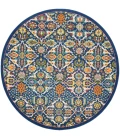 Nourison Allur Area Rug ALR03 Navy Multicolor