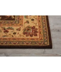 Nourison Home Living Treasures Brown LI04 7ft.6in. x 9ft.6in. Rect. Rug