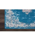 Nourison Grafix Blue GRF14 2 ft. X 6 ft. Rectangle Rug