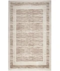 Nourison Serenity Home Mocha Ivory SRH07 7 ft. 10 in. X 9 ft. 10 in. Rectangle Rug
