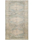 Nourison Astra Machine Washable Silver Blue ASW11 2 ft. 2 in. X 8 ft. Rectangle Rug