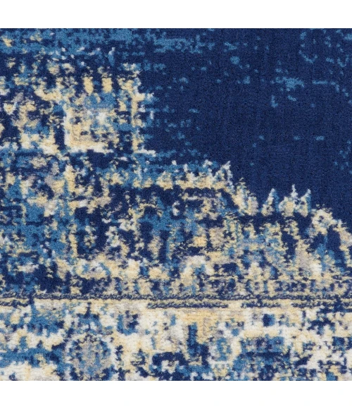 Nourison Grafix Area Rug GRF14-Navy Blue