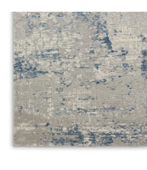 Nourison Rustic Textures Area Rug RUS10-Ivory/Blue