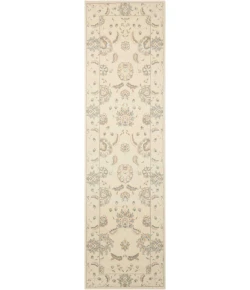 Nourison Home Persian Empire White PE22 2ft.3in. x 8ft. Rect. Rug