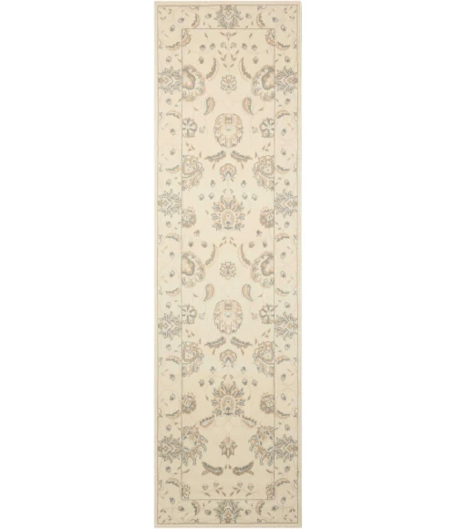 Nourison Home Persian Empire White PE22 2ft.3in. x 8ft. Rect. Rug