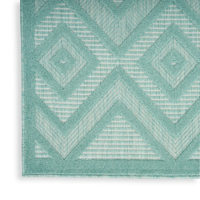 Nourison Versatile Area Rug NRV01 Aqua/Teal