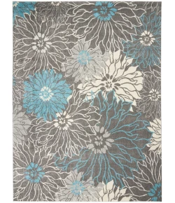 Nourison Home Passion PSN17 Charcoal Blue 9 ft. X 12 ft. Area Rug