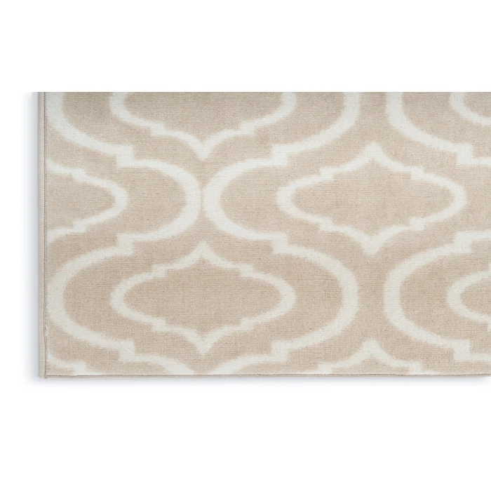 Nourison Jubilant Beige JUB19 5 ft. 3 in. X 7 ft. 3 in. Rectangle Rug