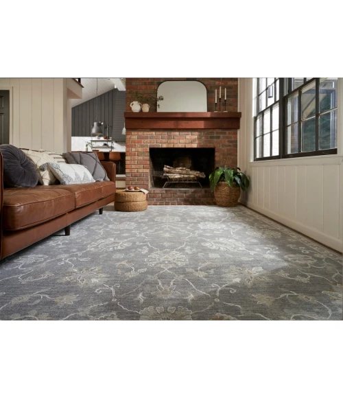 Nourison Infinite Charcoal IFT04 8 ft. X 10 ft. Rect. Rug