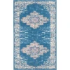 Nourison Home Grafix GRF14 Blue 2 ft. X 6 ft. Area Rug